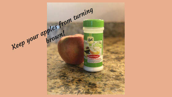 Keep your apples from turning brown!